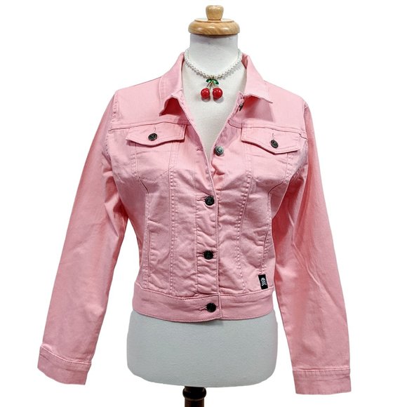 Sourpuss Essential Jacket Pink - Picture 3 of 7
